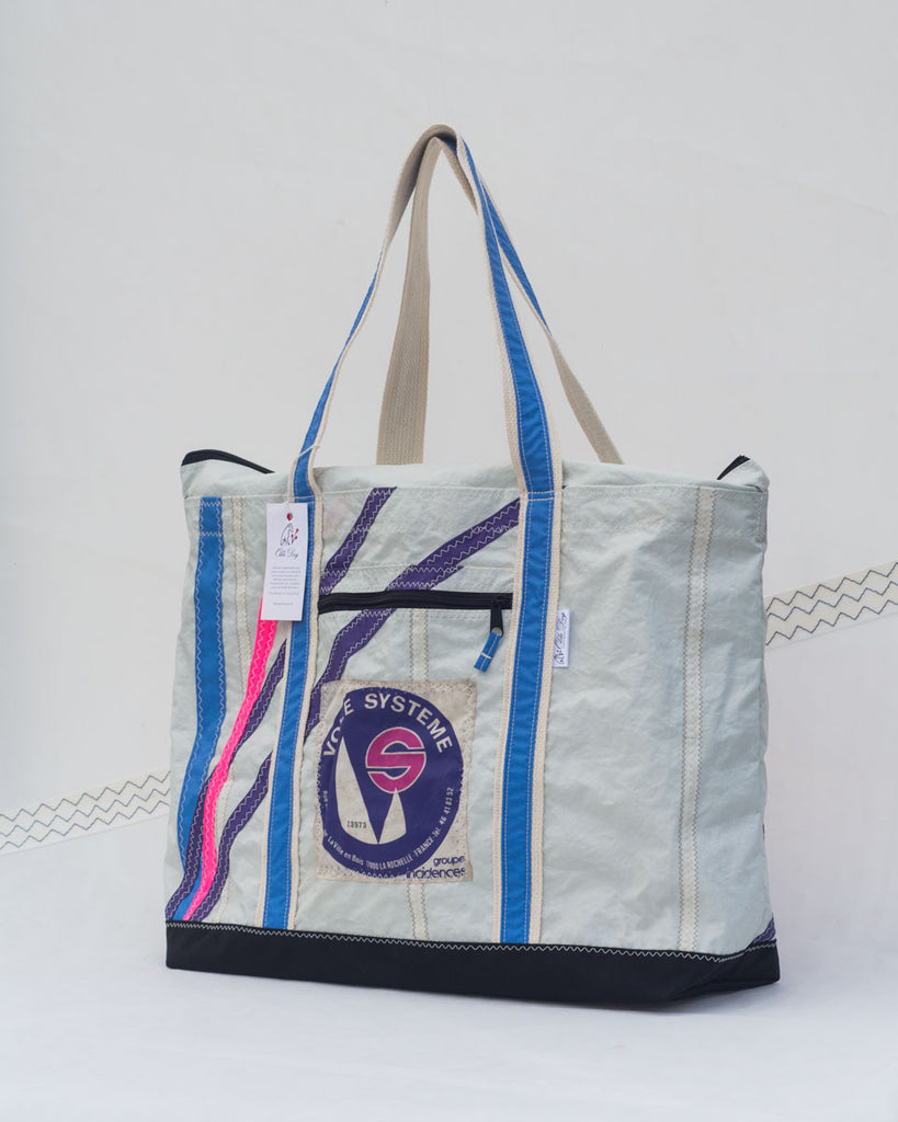 recycled sailcloth beach bag