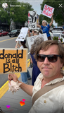 Sticker: Donald is a lil B!tch